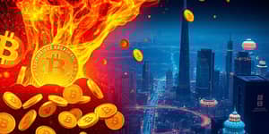 Monitor token burns as a supply control mechanism