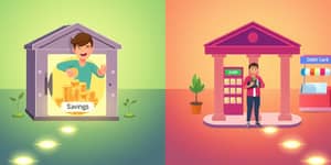 Keep long-term savings separate from spending accounts