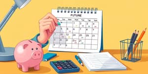 Plan large purchases months in advance