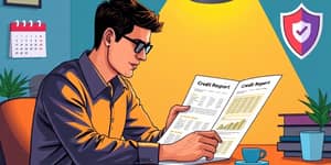 Review your credit report every quarter