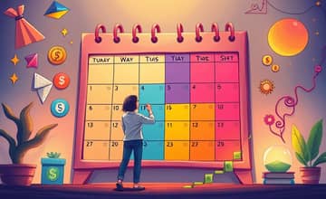 Split financial goals into quarterly objectives