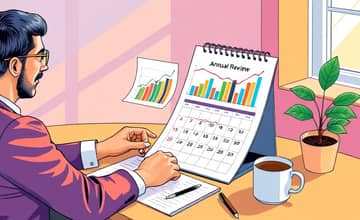 Set annual review dates for portfolio adjustments