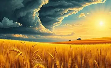Agricultural commodities fluctuate with weather patterns