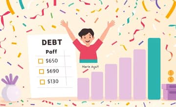 Celebrate debt payoffs as milestones