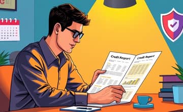 Review your credit report every quarter