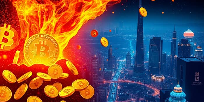 Monitor token burns as a supply control mechanism