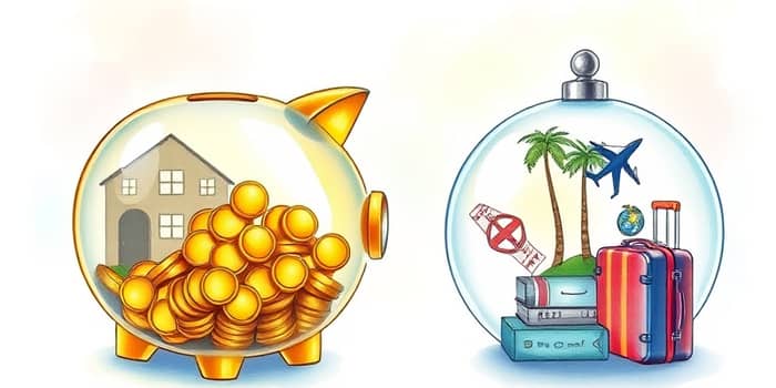 Don’t co-mingle emergency funds with travel budgets