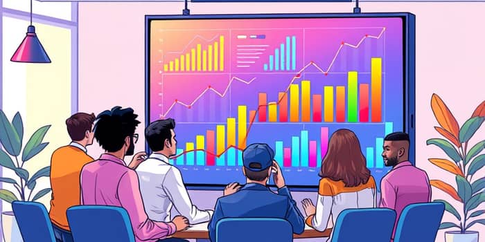 Use charts and graphs to visualize progress