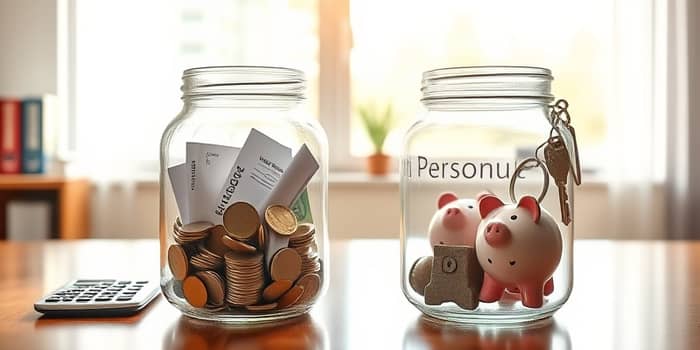 Don’t co-mingle business and personal accounts