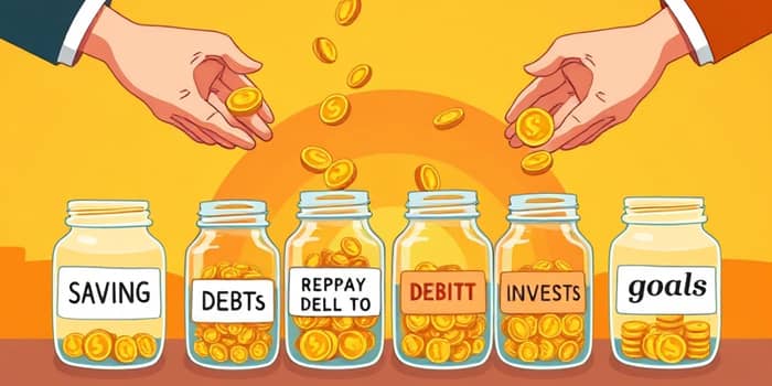 Set goals for every dollar you earn