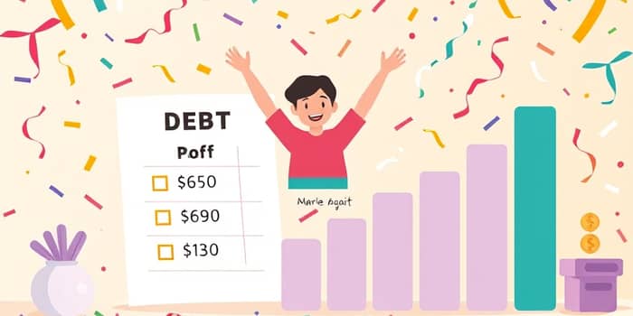 Celebrate debt payoffs as milestones