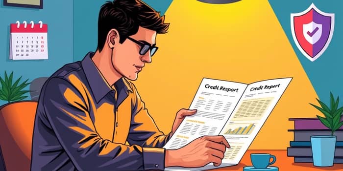 Review your credit report every quarter