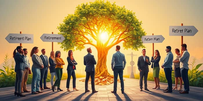 Review retirement plan options at work